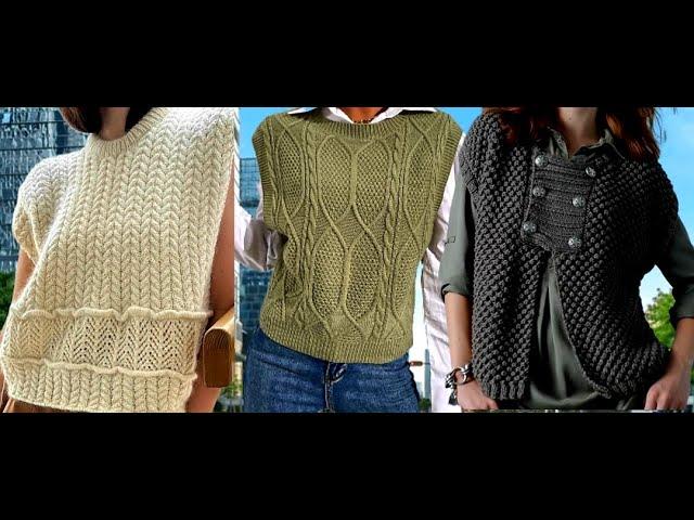 Клевыежилеты вязаные, кофта-жилет, безрукавки.Coolknitted vests, sweater vests, sleeveless vests.