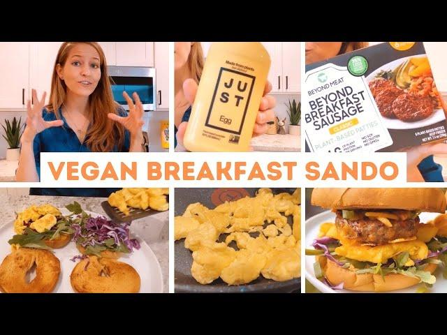 Epic Vegan Breakfast Sandwich (So Good!!)