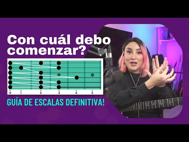 EN QUE ORDEN DEBES ESTUDIAR LAS ESCALAS en la GUITARRA?