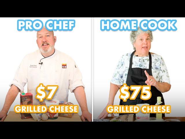 $75 vs $7 Grilled Cheese: Pro Chef & Home Cook Swap Ingredients | Epicurious