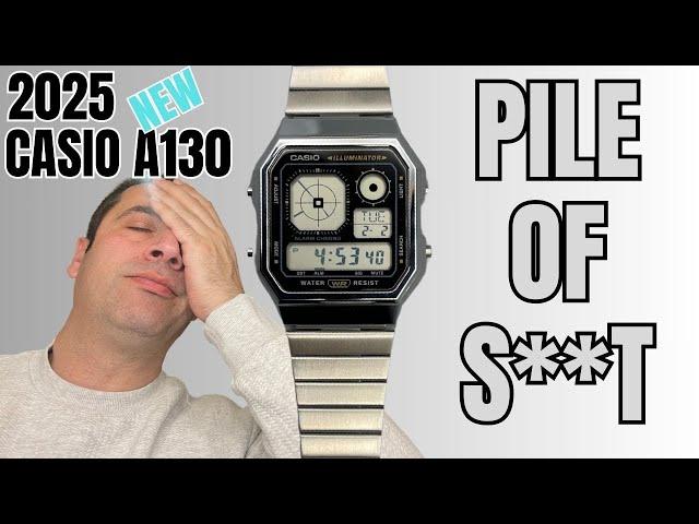 The New Casio A130 is an utter disappointment