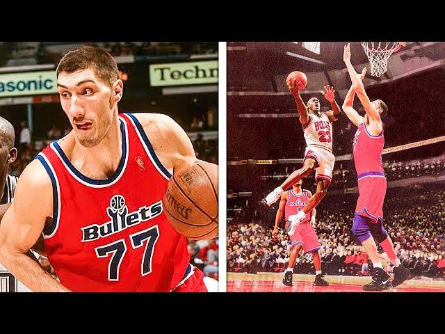 Gheorghe Muresan (7'7'' Height) - Best Plays of his Career