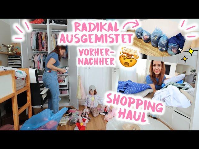 Weg mit dem Chaos!  XXL Ausmisten & Shopping Haul • Vlog • Maria Castielle