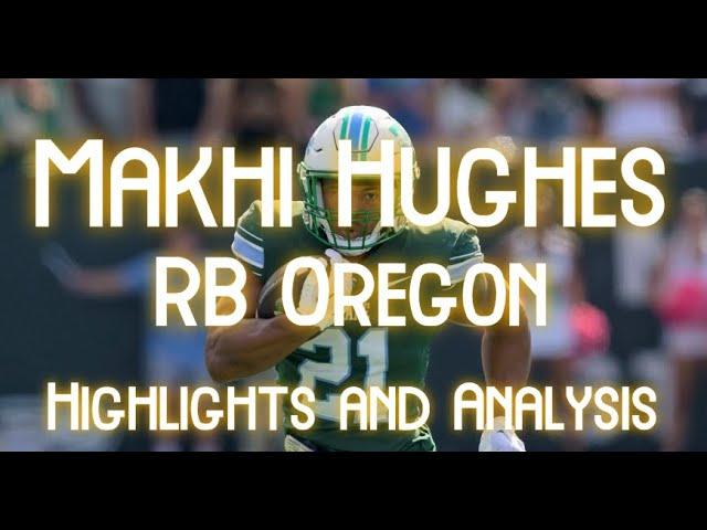 Most VIOLENT Runner in the Portal | Makhi Hughes RB Oregon | 2026 NFL Draft Prospect