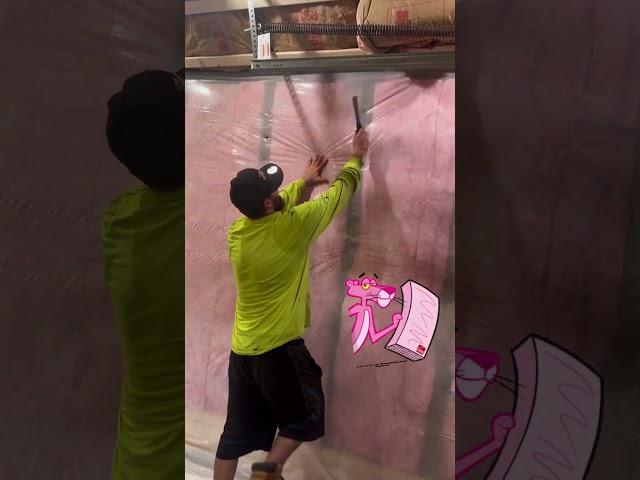 PINK Next Gen™️ Fiberglas™️ Install: All Star Insulation #shorts