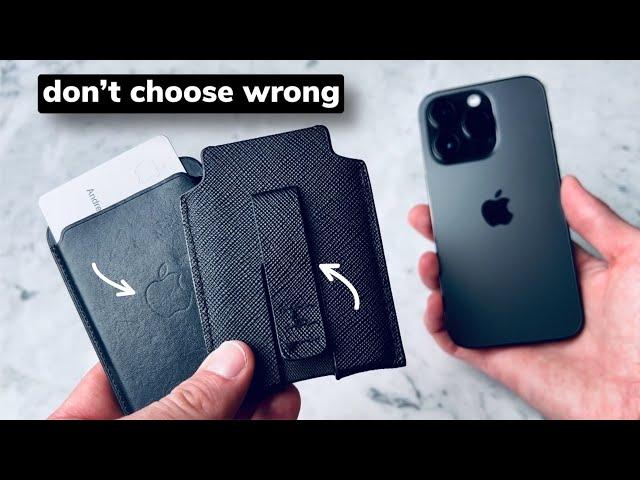 iPhone Leather Wallet with MagSafe vs MagBak Wallet Review | Not An Easy Choice!