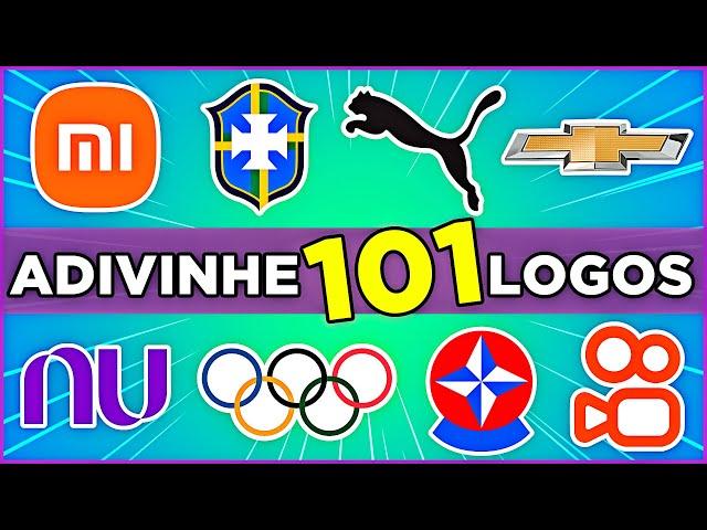  ADIVINHE A MARCA PELO LOGO | 101 *NOVOS* logos famosos. Quantos você consegue acertar? #macaquiz