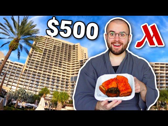 $500 Day At The World's LARGEST Marriott Hotel! 4-STAR Room Service Orlando World Center Review