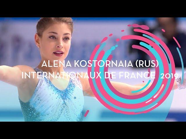 Alena Kostornaia (RUS) | Ladies Short Program | Internationaux de France 2019 | #GPFigure