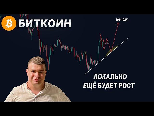 ️ БИТКОИН. ЖДУ ЛОКАЛЬНО РОСТ, ПОТОМ БУДЕТ КОРРЕКЦИЯ!