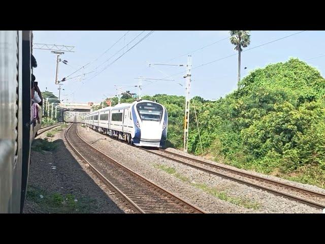 vande bharat express overtaking Local Train | Chennai To Tirunelveli vande bharat 