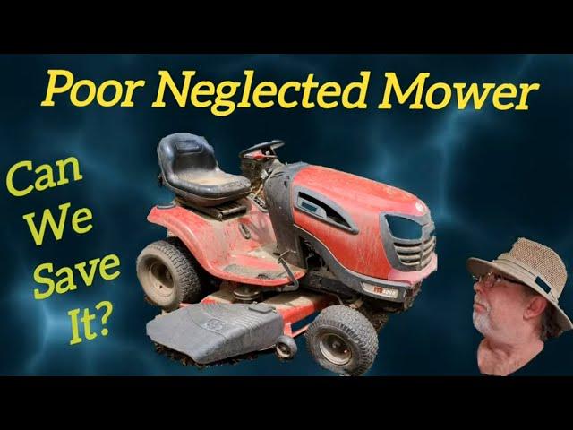 Craftsman Riding Mower No Start with Briggs and Stratton Twin Cylinder Engine Sitting Up For Years