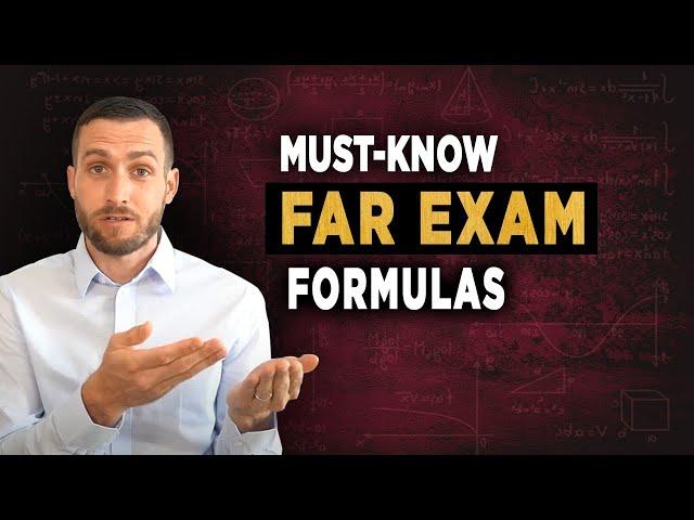 Essential FAR Exam Formulas Explained | Pass the FAR Section with Ease | Maxwell CPA Review