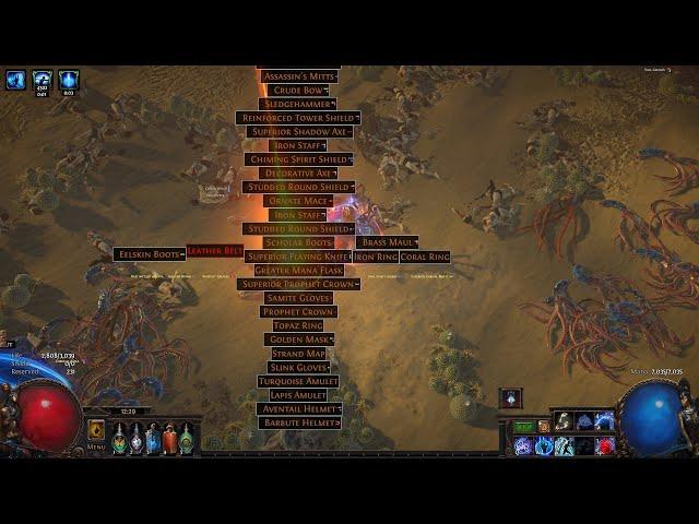 [UPDATED AGAIN] Ghosted Exile + Whisped Boss MA-MF | Path of Exile Necropolis 3.24