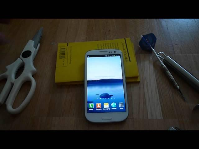 Samsung Galaxy S3 Kratztest