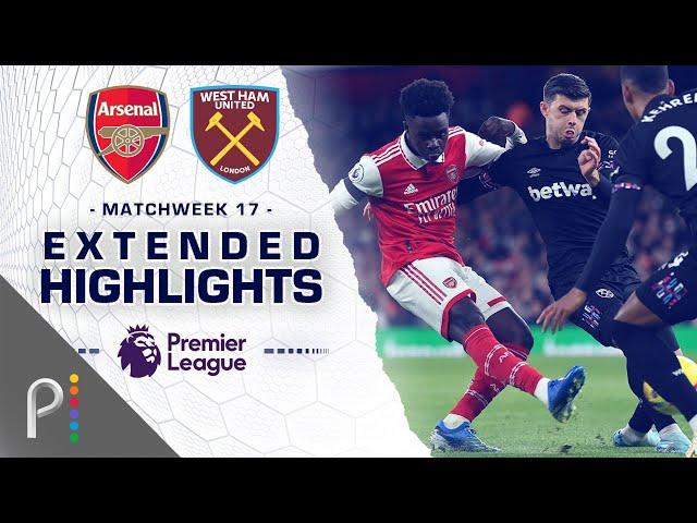 Arsenal v. West Ham United | PREMIER LEAGUE HIGHLIGHTS | 12/26/2022 | NBC Sports