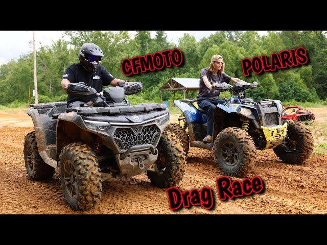 Gen 3 CFMOTO CFORCE 1000 vs Polaris Scrambler XP 1000 S | 2024 ATV Drag Racing