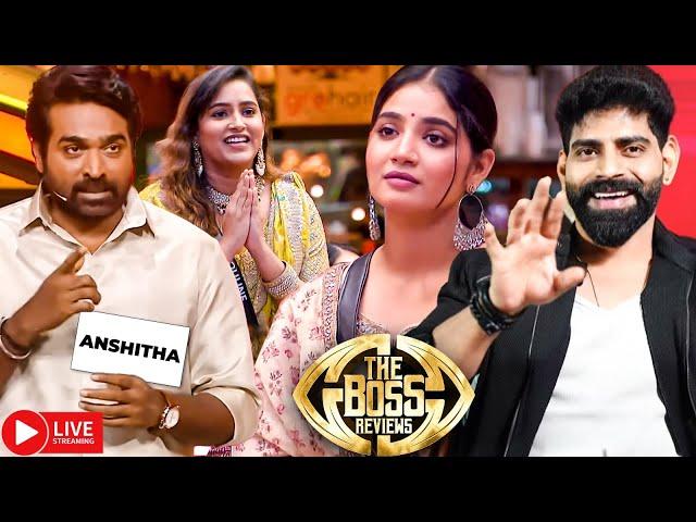 LIVE: Anshita Evicted | Muthu பேச்ச நம்பி ஏமாந்துட்டேன் | Anandhi & Muthu முகத்திரையை கிழித்த VJS