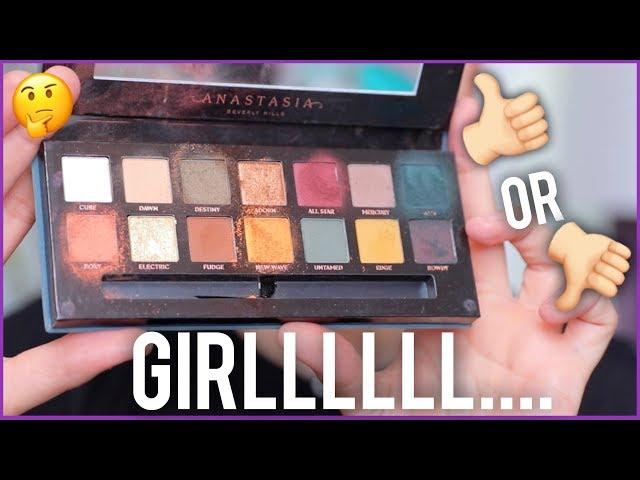 BRUTALLY HONEST REVIEW & DEMO OF ANASTASIA SUBCULTURE EYESHADOW PALETTE...