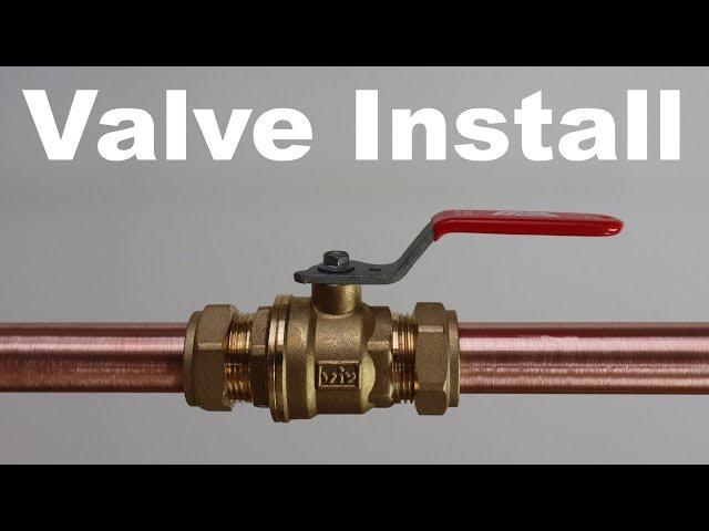 Compression Ball Valve Install