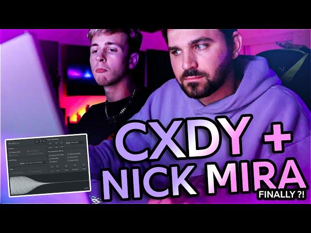 Roommates NICK MIRA & CXDY Make A CRAZY Beat FROM SCRATCH In Nick's HOME STUDIO !