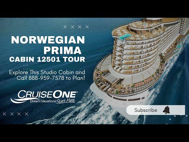 Norwegian Prima 12501 Studio Cabin Tour Category T1