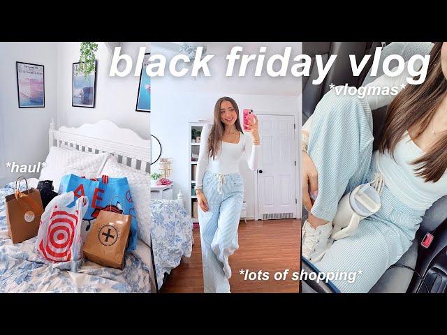 black friday shopping vlog ️️  *vlogmas day 1*