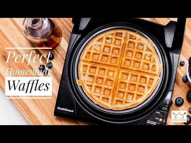 Perfect Homemade Waffles | Easy and Crispy Homemade Waffles Recipe | Asian Cooking