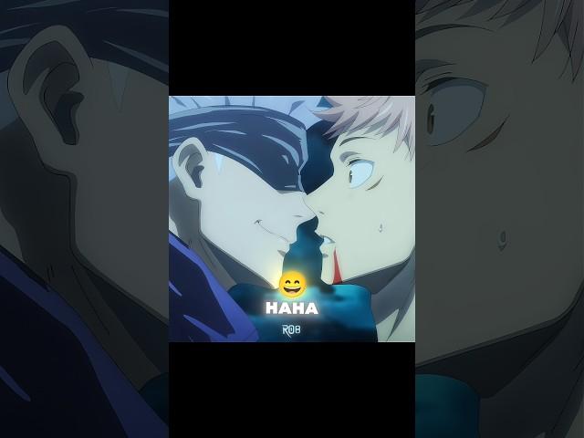 GOJO was about to kiss YUJI  [ JJK ANIME/MANGA EDIT ] #shorts