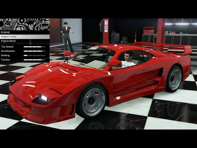 GTA 5 - Past DLC Vehicle Customization - Grotti Turismo Classic (HSW) (Ferrari F40)