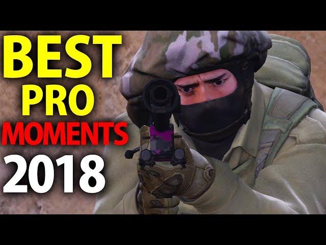 CS:GO - BEST PRO MOMENTS! 2018 (Flickshots, Crazy Clutches, Inhuman Reactions, ACEs, Best Frags)