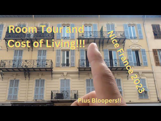 Room Tour and Cost of Living    Nice France 2023