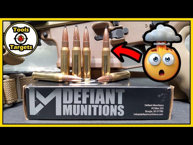 It's HUGE!!...Defiant Munitions .308 Winchester TCX AMMO Test!