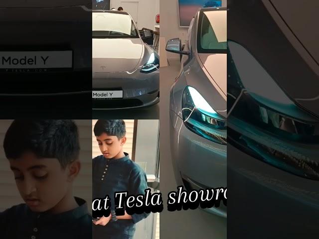 Me at Tesla showroom #teslaclub #teslamodels