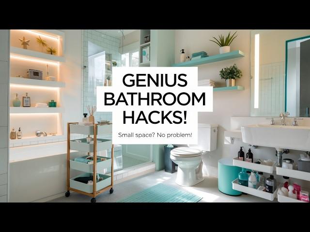 MAXIMIZE Your Bathroom Space: 6 Easy Tips