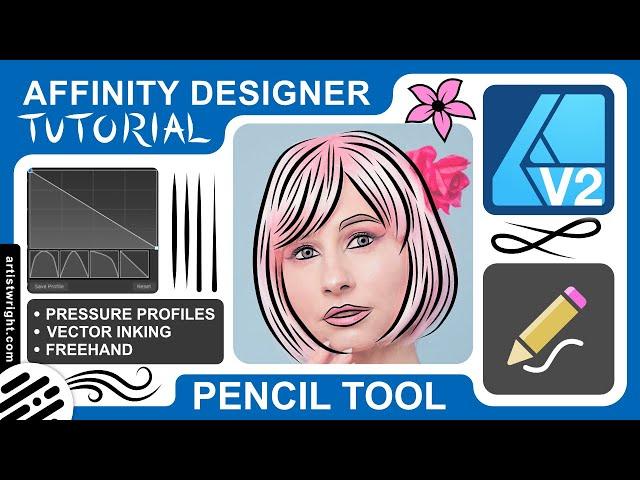 Affinity Designer Tutorial - How to use the Pencil Tool