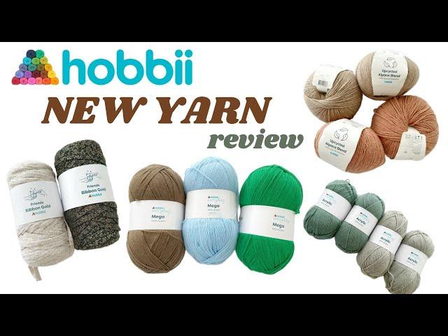 NEW YARNS FROM HOBBII | YARN REVIEW | CROCHET BY BEV