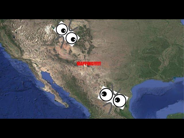 USA vs Mexico Alternate Mapping