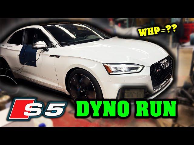 400HP Stage 2 B9 Audi S5 Goes to the DYNO - Guess the WHP?