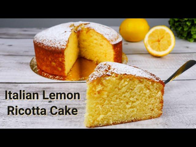 Italian Lemon Ricotta Cake