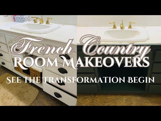 FRENCH COUNTRY MAKEOVER! TRANSFORMATION BEGINS - LUXE & ELEGANT HOME