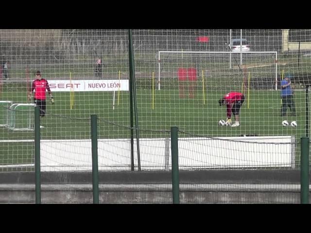 Athletic Bilbao GK training March 29 2013