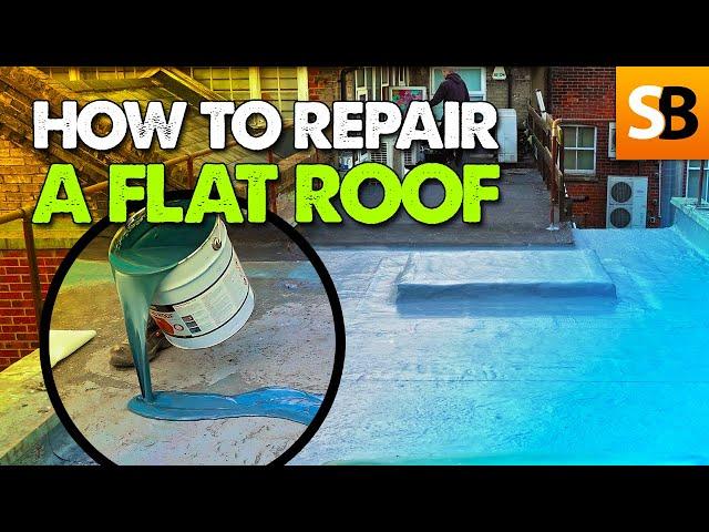 How to Repair a Flat Roof with Liquid Roof