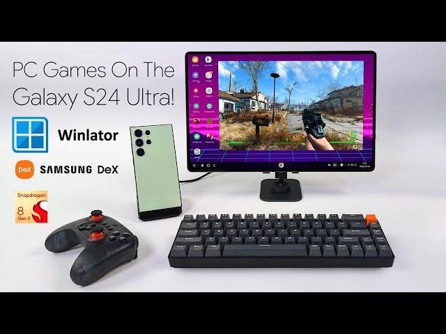 The Galaxy S24 Ultra Can Run Real PC Games Using Winlator! Not Cloud Gaming