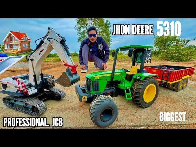 Rc John Deere 5310 Tractor & Rc  Traxxas ultimate Truck Testing