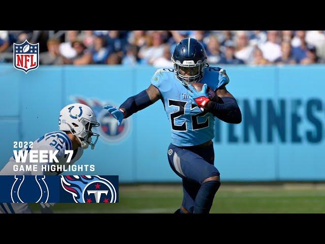 Indianapolis Colts vs. Tennessee Titans | 2022 Week 7 Game Highlights