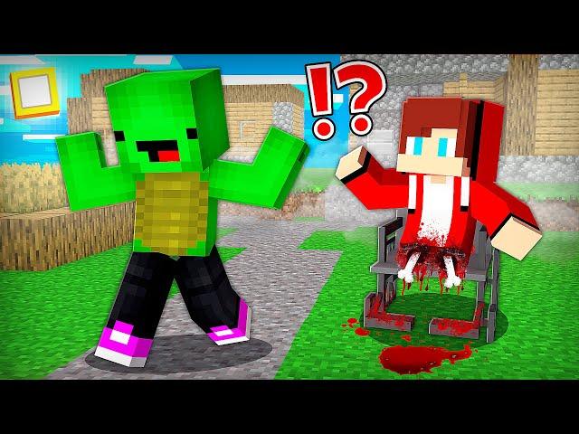 Mikey STOLE JJ's LEGS - JJ Became DISABLED in Minecraft Challenge - Maizen