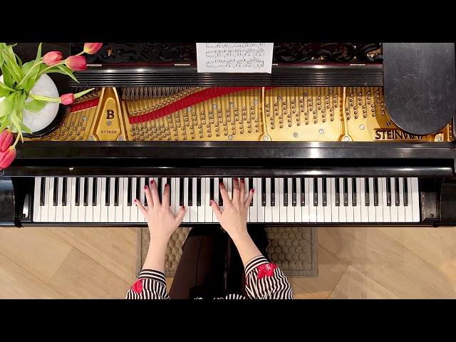 Brahms Waltz (Marnie Laird, piano) - Overhead Version