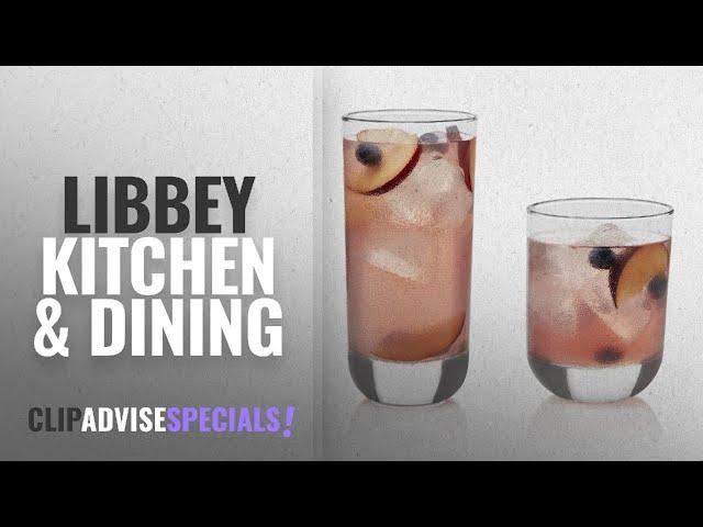 10 Best Selling Libbey Kitchen & Dining [2018 ]: Libbey Polaris 16-piece Tumbler Glasses Set