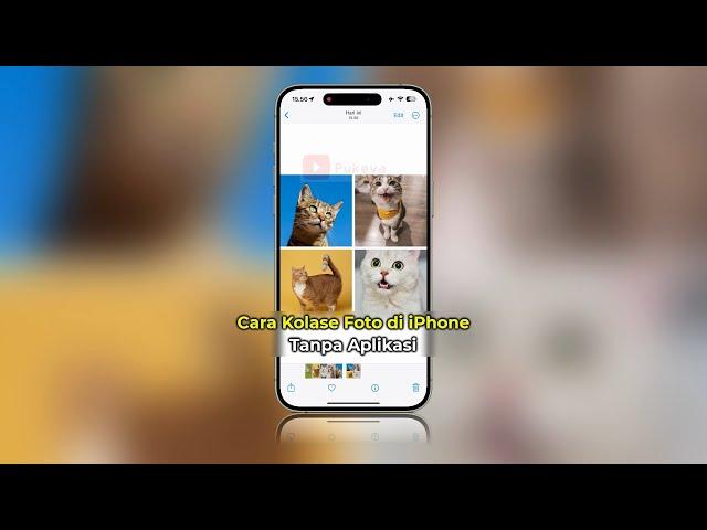 Cara Kolase Foto di iPhone Tanpa Aplikasi | Terbaru | Pintasan atau Shortcuts | Semua iPhone